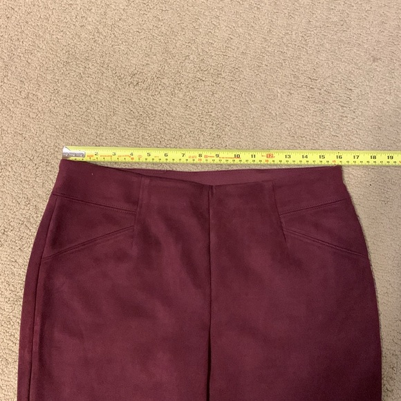 Faux sued legging bundle black/burgandy - Picture 9 of 14